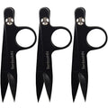 JubileeYarn Professional Multi-Purpose Titanium Precision Trimmer - Black - 3 Pairs - color: Titanium - Black, size: 3 Pairs