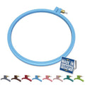 Maker Susan Plastic Embroidery Hoop, Hello Series Cross Stitch Hoops for Beginners, Punch Needle Hoop, Embroidery Frames for Sewing, Needlework, Embroidery Projects (Blue, Medium 7.5" (19 cm)) - style: Blue