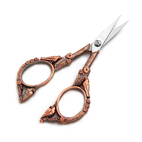 4.5" Vintage European Style Scissor for Cross Stitch Embroidery DIY
