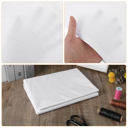 100% Cotton Fabric 3 Yard 44 Inches Wide White Cotton Quilting Fabric Soft Embroidery Quilting Fabric by The Yard, Muslin Fabrics for Sewing Material Apparel Cloth - size: 110 cm x 300 cm