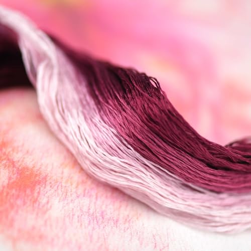 Natural 100% Mulberry Handmade Embroidery Silk Thread Silk Floss (80) - color: 80