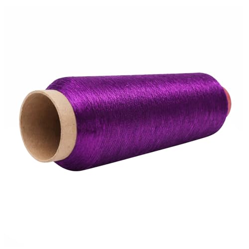 Mandala Crafts Metallic Purple Embroidery Floss for Sewing, 3281 Yard Spool - color: Purple, size: 3000M 3281 Yard