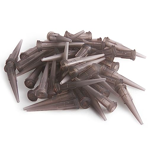 16Ga Plastic Tapered Pinhead Blunt Tip Dispenser Needles 50Pcs - size: 16G
