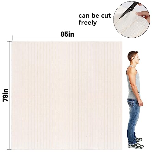 85×79in Durable Yet Forgiving Overlocking Tufting Cloth with Marked Line - size: 85 × 79 inch