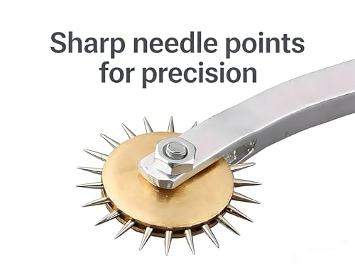 MAGIKON Tracing Wheel, Leather Sewing Stitch Marking Tool 4mm