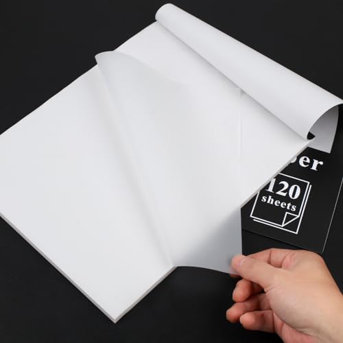 120 Sheets Tracing Paper for Drawing, 8.5”x 11” Trace Paper, Translucent Vellum Paper Tracing Paper Pad, Tracing Pad for Sketching, Preliminary Drawing, Overlaying Images Tracing (Pack of 2) - size: 8.5”x 11”（120 Sheets） (Pack of 2)