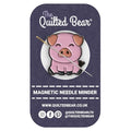The Quilted Bear Magnetic Needle Minder, Small, Pig - color: Pig