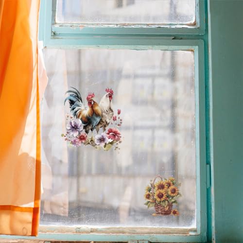 Peacoblue Chicken Rub On Transfers for Furniture Craft 6"x12" - style: Chicken