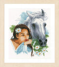 Lanarte Counted Cross Stitch Kit: My Best Friend, NA, 33 x 40cm - style: Best Friend