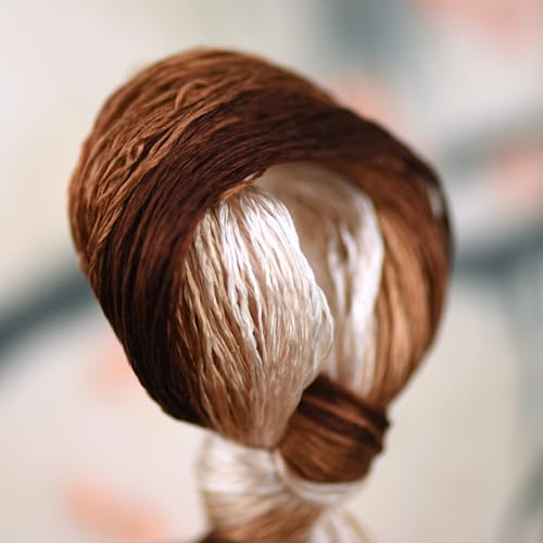 Natural 100% Mulberry Handmade Embroidery Silk Thread Silk Floss (60) - color: 60