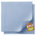 Dusty Blue Soft Felt Sheets for Crafts, 12" x 12", 1.6mm Thick, 2 Pcs - color: Dusty Blue