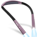 Gritin Book Light, Eye Caring 4-Color&5-Brightness Neck Light Reading Light - color: Midnight Purple, size: Upgraded