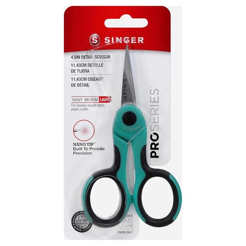 SINGER 4-1/2 inch ProSeries™ Scissor with NANO Tip™ Comfort Grip - style: 1-Pack