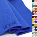 Royal Blue Felt Fabric 36" X 36"(1 Square Yard) 1.6mm Thick Soft Felt Sheet - color: Royal Blue