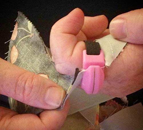 THREAD CUTTERZ Patented Ceramic Ring Quick Thread, Yarn & Embroidery Floss Cutter - Pink - color: Pink