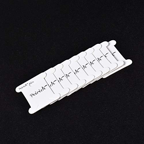 Embroidery Floss Organizer Box - 36 Compartments with 120 Hard Floss Bobbins and 2 Pieces 459 Color Number Stickers
