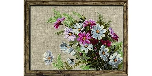 RIOLIS 583 Cosmos Counted Cross Stitch Kit 11.81 x 8.27 in