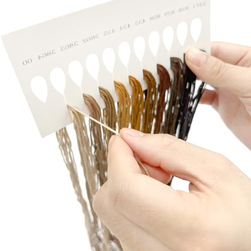 1 Pieces Cross StitchEmbroidery Floss,100% Eco-Cotton Cotton Premium Skeins, Ideal for Arts & Crafts (Black and White Gradient Series 67896) - color: Black and White Gradient Series 67896