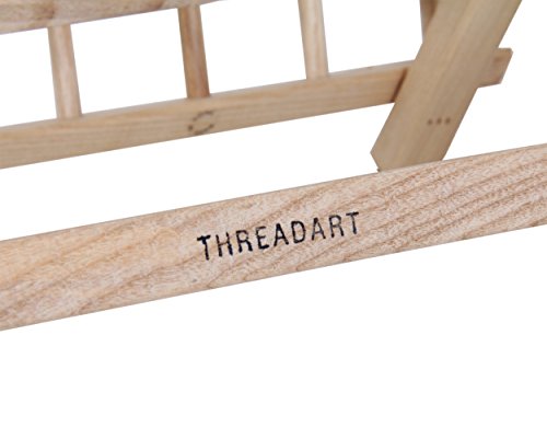 ThreadArt 60 Spool Cone Wood Thread Rack, Freestanding or Wall, Storage - color: THREAD RACK - 60 SPOOL