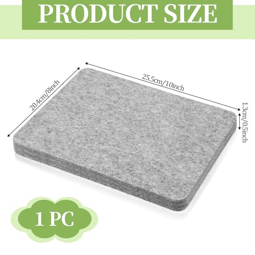 Needle Felting Pad, Grey Sponge Pad, 8×10 in Needle Felting Mat for Any Wool Felting Supplies - size: 8×10 inch