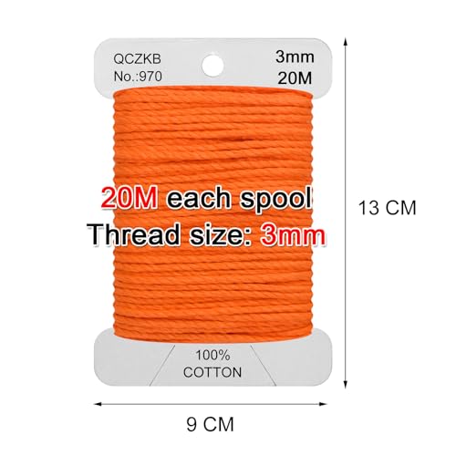 Classic Crochet Thread Yarn 100% Pure Cotton Thread,Col No: 970,Light Pumpkin - color: Light Pumpkin