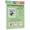 Printium DTF Transfer Film Sheets A4 (8.3 x 11.7 inch) | Premium Plus Instant Peel | Double Matte Anti-Static PET | 50 Pack | Heat Press Paper | ET8550 L1800 XP15000 XP600 R1390 I3200 TX800 5113 - size: Premium+ 50 Sheets