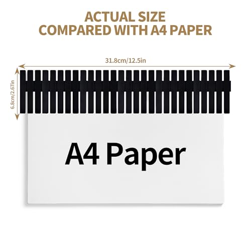 Adjustable Drawer Dividers, Cut-to-Fit DIY Organizers, Black 32 Pack - color: Black 32pcs
