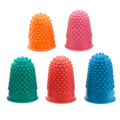 Medsuo 5pcs Rubber Thimbles for Finger Tips Protector, Paper Sorting