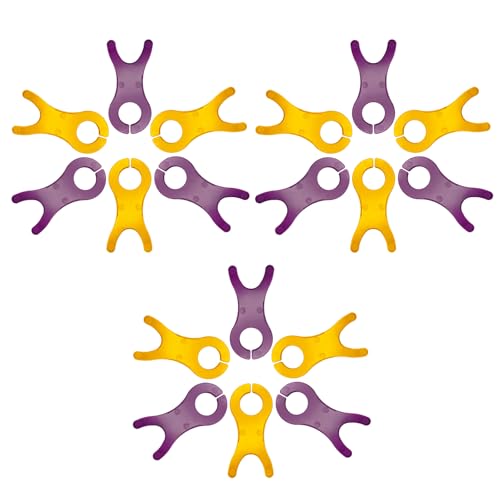 Jersvimc 20pcs Yarn Bobbins, for Crochet Large Bobbins Spool Tool - size: 2 Color -20Pcs