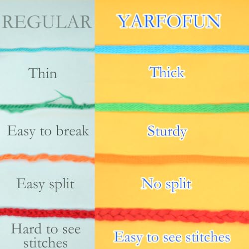 Green Series 6 Pack Cotton Nylon Blend Yarn for Beginners - Easy Crochet & Knitting Kit with Clear Stitches - color: Green Series 02, size: 6 PACK