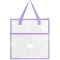 Cosblank 16x16inch Sew Project Bag Jumbo Needlepoint Project Bag, Purple - color: Purple