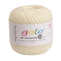 golo Crochet Thread Size 20 Knitting Yarn Pearl White Yarn 804 - color: 804 Pearl white