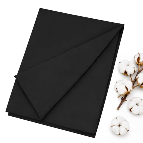 100% Cotton Fabric by The Yard, 59 Inch x 10 Yards Black - color: Black, size: 10 YARDS
