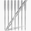 60 PCS Universal Leather&Jeans Sewing Machine Needles, Size 100/16 Needles for Heavy Fabric, Suitable for Singer, Brother, Janome Home Sewing Machine - size: 100/16