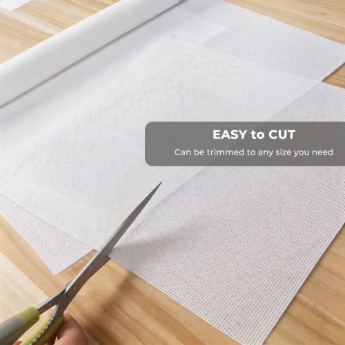 Needlepoint Canvas,13-Mesh, Pure Cotton Embroidery Blank Cloth