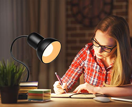 Desk lamp, Clip on Lamp, Clip On Reading Light, Gooseneck Lamp On Cable