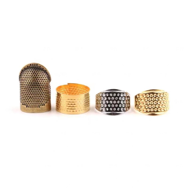 Bouclel 8 PCS Knitting Thimble,Sewing thimbles,Sewing Finger Protector,