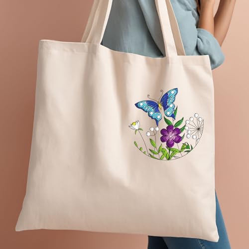 4 Sheets Water Soluble Hand Sewing Stabilizers 11.69x8.27 Inches Owl and Flower Stick and Stitch Embroidery Paper Adhesive Embroidery Transfer Paper for Shirts Coats Bags - style: Owl and Insect