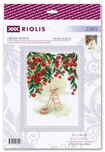 RIOLIS Counted Cross Stitch kit 2205 Cherry Garden