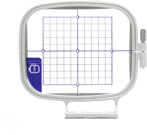 Sew Tech Embroidery Hoop for Brother, 4x4in 100x100mm SA443 EF83 Frame - color: 4"×4"-SA443