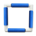 Nurge Rectangle Plastic Embroidery Snap Frame - Cross Stitch Hoop & Needlepoint Stretcher Bars for Hand Crafting, Punch Needle, Quilting, Sewing Supplies - Lightweight & No-Crease 8x8 Blue - color: Blue, size: 8x8"