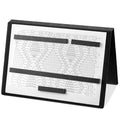 Flutesan 1 Pcs Knitting Pattern Holder, Fold up Cross Stitch Knitting Chart Keeper with Replacement Magnets, Magnetic Cross Stitch Accessories (Folded Size 7.9 x 10.6 Inch,Black) - color: Black, size: Folded Size 7.9 x 10.6 Inch