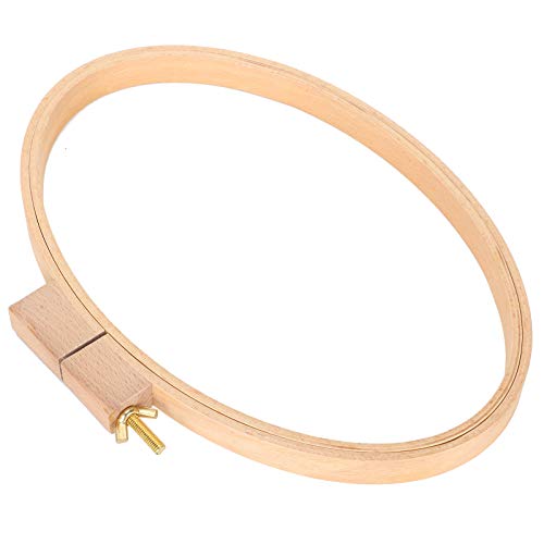 Embroidery Frame , Oval Embroidery Hoop , Wide Wooden Stitch Hoop Rings , for Embroidery , Stitching , Cross Stitch , Needle Point , Silkpainting , Art Craft Handy Sewing , etc