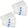 Qualsen Bead Organizer Box with Adjustable Dividers, 15 Girds, 8 Pack - size: 15 Gird-8pcs