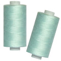 All Purpose Polyester Sewing Thread-2 Spools for Hand and Machine Sewing(Aqua Green) - color: Aqua Green