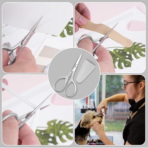 Small Scissors for Beauty and Personal Care - color: Silver