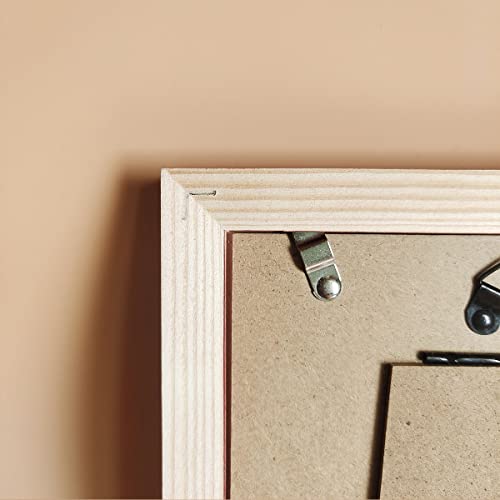5x5 Picture Frames RED Solid Wood Frame, Plastic Panel (Film Needs to be Removed) Table or Wall.Front Window Opening 4.5x4.5 inch. - color: Red, size: 5x5