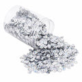 Mandala Crafts 6mm Cup Holographic Silver Sequins for Sewing Embroidery - color: Holographic Silver, size: 6mm Cup Sequins