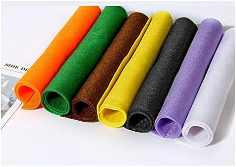 YYCRAFT Craft Soft Felt Sheets 9 Inch X 12 Inch - 40 Pack(20 Colors) - color: 40 Pack(20 Colors)
