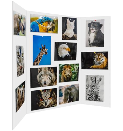 Foam Board Trifold 52 x 40 x 3/16"(5mm), Large Foam Core Poster Board - size: 52x40 in 5 Pack